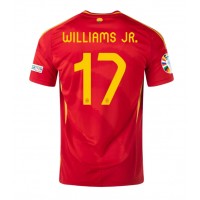 Billiga Spanien Nico Williams #17 Hemma fotbollskläder EM 2024 Kortärmad